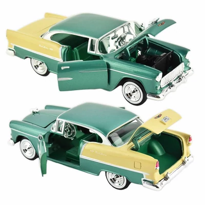 Kép 2/2 - MotorMax 1955 Chevy Bel Air fém autó 1:24
