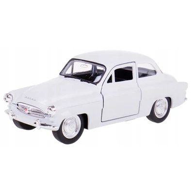 Welly 1959 Škoda Octavia fém és műanyag autó 1:34 fehér