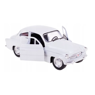 Kép 2/2 - Welly 1959 Škoda Octavia fém és műanyag autó 1:34 fehér