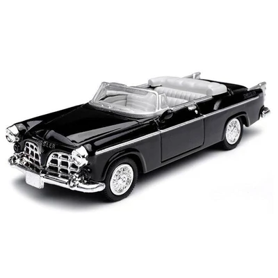 Kép 2/2 - CityCruiser 1955 Chrysler C-300 Siyah fém autó 1:43