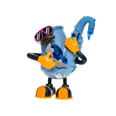 Mr. Rock táncoló szaxofon műanyag fénnyel és hanggal 25cm
