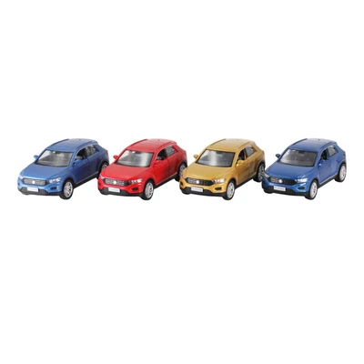 Kép 5/5 - Diecast Volkswagen T-Roc 2014 fém autó nyitható ajtókkal 1:36 (többféle)