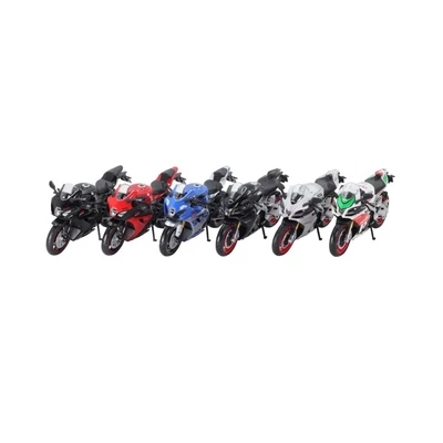 Kép 11/11 - TOP CARS Aprilia RSV4 RR 2020 és Suzuki GSX R1000R fém motor 1:12 (többféle)