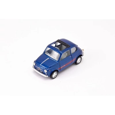 Kép 5/9 - Kinsmart Fiat 500 fém autó nyitható ajtókkal 1:24 (többféle)