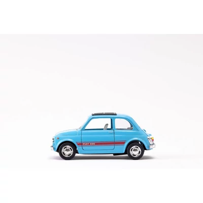 Kép 7/9 - Kinsmart Fiat 500 fém autó nyitható ajtókkal 1:24 (többféle)