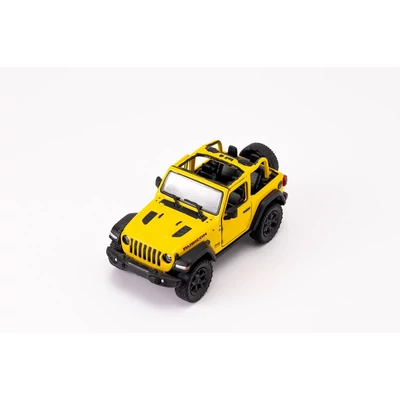 Kép 4/9 - Diecast Jeep Wrangler (nyitott tetős) fém autó nyitható ajtókkal 1:34 (többféle)