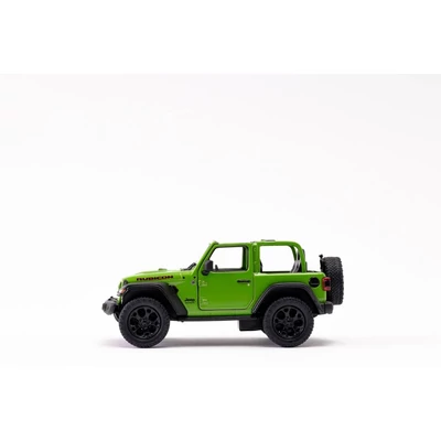 Kép 7/9 - Diecast Jeep Wrangler (nyitott tetős) fém autó nyitható ajtókkal 1:34 (többféle)