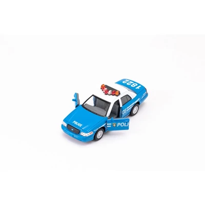 Kép 3/6 - Kinsmart Ford Crown Victoria Police Interceptor fém autó nyitható ajtókkal 1:42 (többféle)