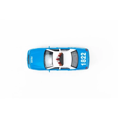 Kép 6/6 - Kinsmart Ford Crown Victoria Police Interceptor fém autó nyitható ajtókkal 1:42 (többféle)