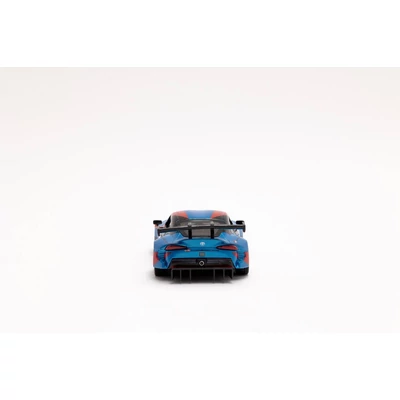 Kép 8/9 - Kinsmart Toyota GR Supra Racing Concept Livery Edition fém autó nyitható ajtókkal 1:36 (többféle)