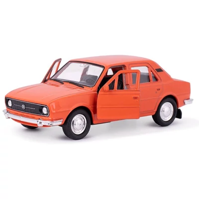 Kép 4/6 - Welly Skoda 105L 1976 fém autó nyitható ajtókkal 12cm (többféle)