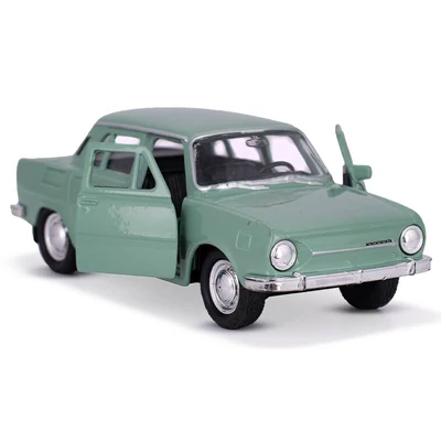 Kép 3/6 - Welly Skoda 100 fém autó nyitható ajtókkal 12cm (többféle)