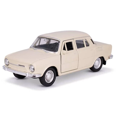 Kép 5/6 - Welly Skoda 100 fém autó nyitható ajtókkal 12cm (többféle)