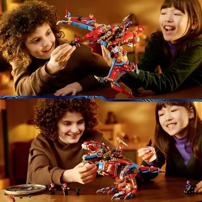 Kép 4/5 - LEGO DREAMZzz - Cooper dinoszaurusz-mech C-Rex (71484)