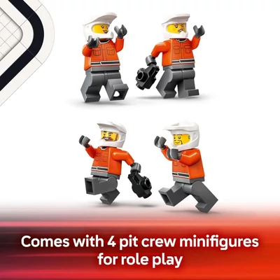 Kép 2/2 - LEGO City - F1-es boxutca és személyzet, Ferrari autóval (60443)