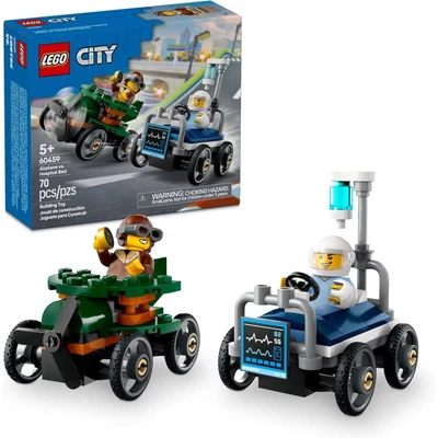 LEGO City - Repülő vs. kórházi ágy, versenyautós csomag (60459)