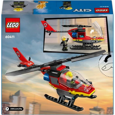 Kép 2/2 - LEGO City - Tűzoltó mentőhelikopter (60411)