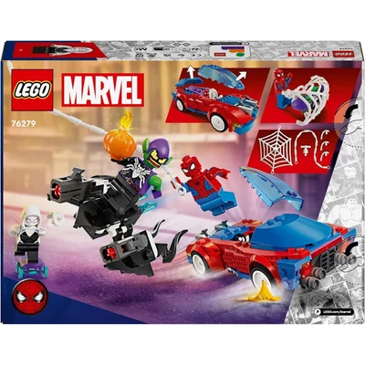 Kép 2/2 - LEGO Marvel - Pókember versenyautó & Venomizált Zöld Manó (76279)