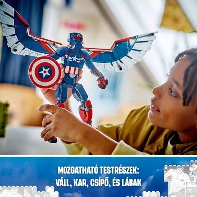 Kép 3/6 - LEGO Marvel - Az új Amerika Kapitány (76296)