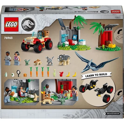 Kép 2/2 - LEGO Jurassic World - Kis dínók mentőközpont (76963)