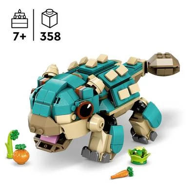 Kép 5/5 - LEGO Jurassic World - Baby Bumpy: Ankylosaurus (76962)