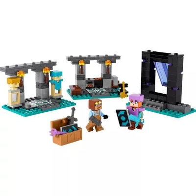 Kép 2/2 - LEGO Minecraft - A fegyverraktár (21252)