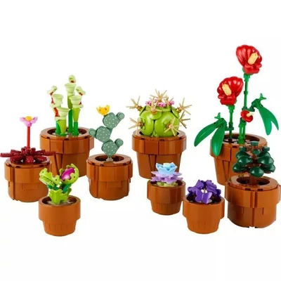 Kép 2/3 - LEGO Icons - Apró cserepes növények (10329)
