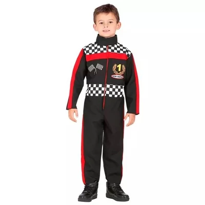 Widmann - Formula 1 autóversenyző jelmez 128cm (52596)