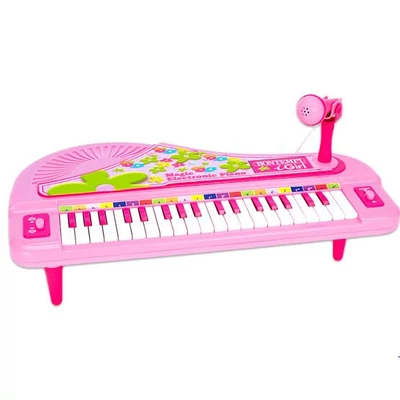 Bontempi - iGirl Elektromos zongora mikrofonnal 37 billentyűvel rózsaszín (102071)