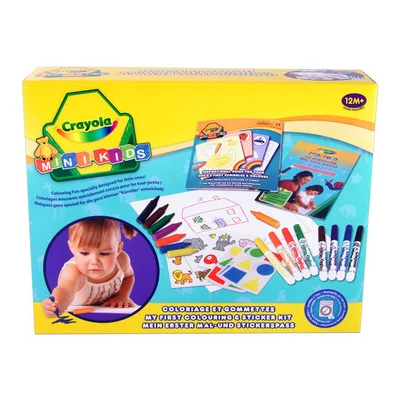 Crayola - Mini Kids: Színező és matricázó készlet (10570)