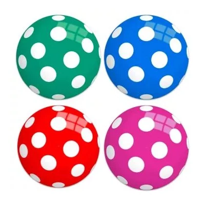 Pöttyös gumilabda, 22 cm - többféle