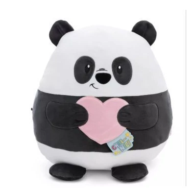 Chill-Nici: Panda szívvel plüssfigura - 30 cm