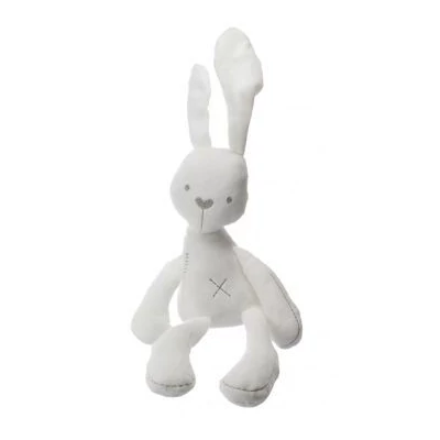 Hosszú fülű plüss nyuszi - 36 cm, bézs