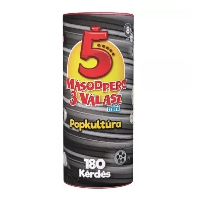 5 másodperc 3 válasz mini - Popkultúra társasjáték