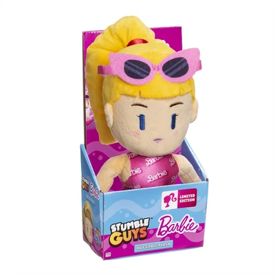 Kép 2/3 - Stumble Guys x Barbie ölelhető plüss figura, 30 cm - 4 féle