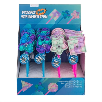 Kép 3/4 - Fidget Pop pörgettyű toll - többféle