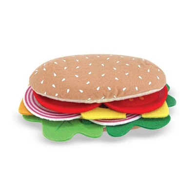 Kép 3/3 - Melissa & Doug Sütés-főzés, Filc szendvics készítő
