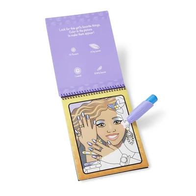 Kép 2/2 - Melissa & Doug Kreatív játék, Rajzolás vízzel, smink és manikűr