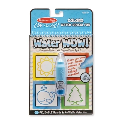Melissa & Doug Kreatív játék, Rajzolás vízzel, színek és formák