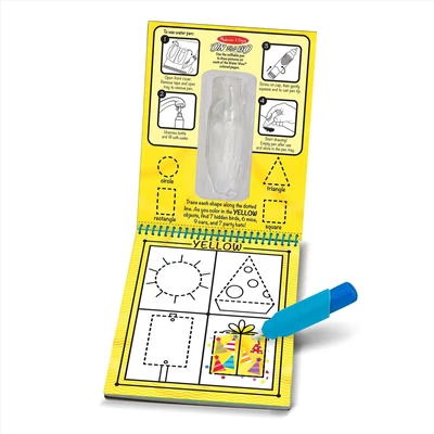 Kép 2/2 - Melissa & Doug Kreatív játék, Rajzolás vízzel, színek és formák