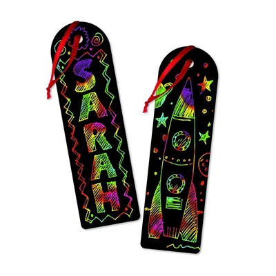 Kép 2/2 - Melissa & Doug Kreatív játék, Képkarc, könyvjelzők, party szett