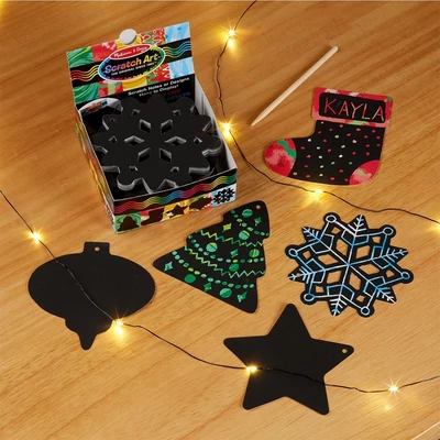 Kép 2/2 - Melissa & Doug Kreatív játék, Képkarc, Mini, ünnepek