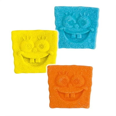 Kép 2/2 - Craze Inkee vegán fürdő bomba forma - Spongya Bob popcorn aromával, 3db-os