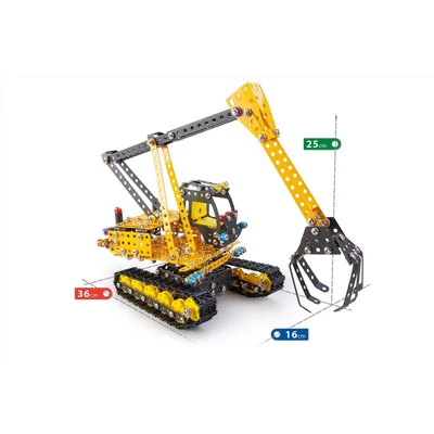 Kép 2/3 - Alexander Toys Constructor Pro - Melman lánctalpas markoló építőjáték