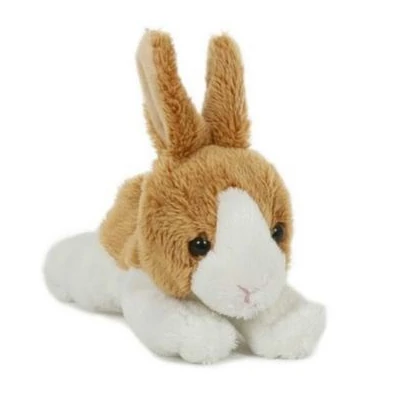 Plüss nyuszi, fekvő - 13 cm