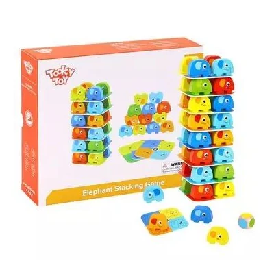 Tooky Toy: Elefánttorony ügyességi játék