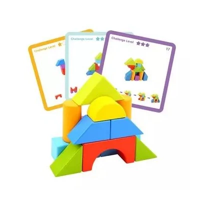 Tooky Toy: Várépítő logikai játék fából