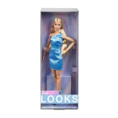 Barbie Looks: Pasztell kollekció - Barbie baba csíkos ruhában