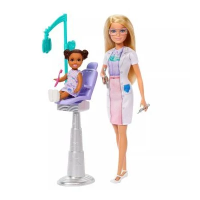 Barbie: Karrierista Barbie baba szettben - Fogorvos