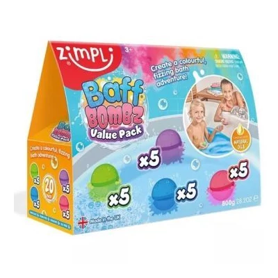 Baff Bombz: Illatos fürdőbomba szett - 20 db-os